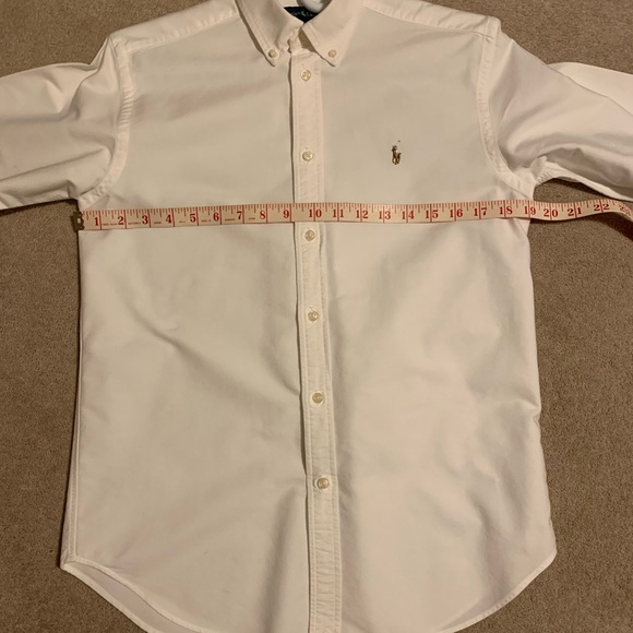 Ralph Lauren boy’s white oxford button down shirt size 16 - Picture 14 of 16